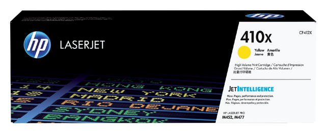 Cartouche toner HP CF412X 410X jaune