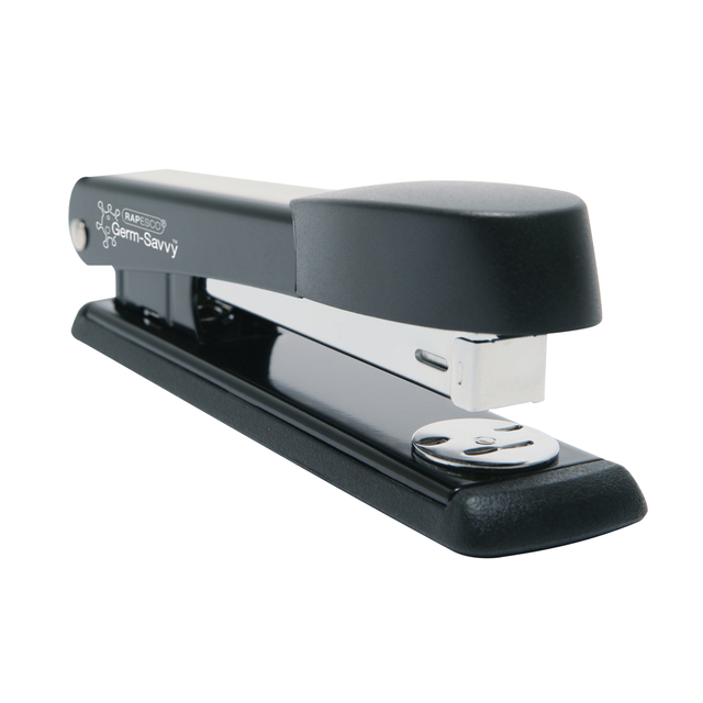 Nietmachine Rapesco Germ-Savvy Traditional Metal Marlin antibacterieel zwart