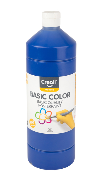 Gouache Creall Basic 11 bleu foncé 1000ml