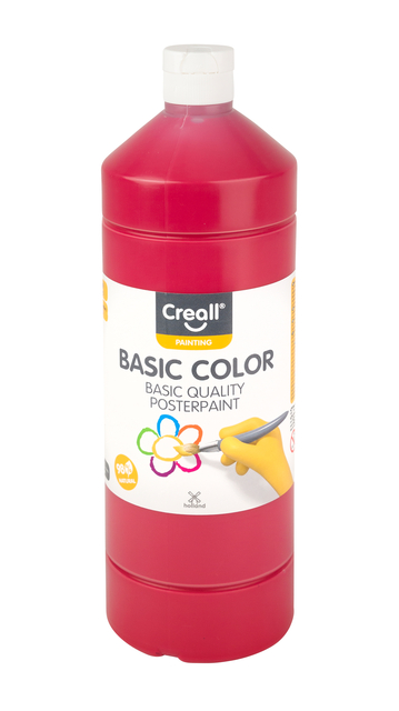 Gouache Creall Basic 06 rouge foncé 1000ml