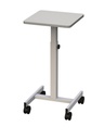 Table d'appoint mobile MAUL 38x38cm hauteur 64-100cm pour 20kg avec frein
