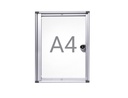 Vitrine murale intérieur MAULextraslim tableau blanc 1x A4 avec serrure