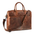 Businesstas Maverick The Original met laptopvak 15.6" leer bruin