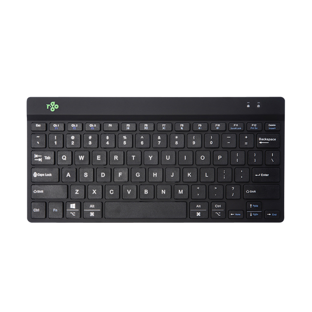 Clavier ergonomique compact R-Go Break QWERTY sans fil noir
