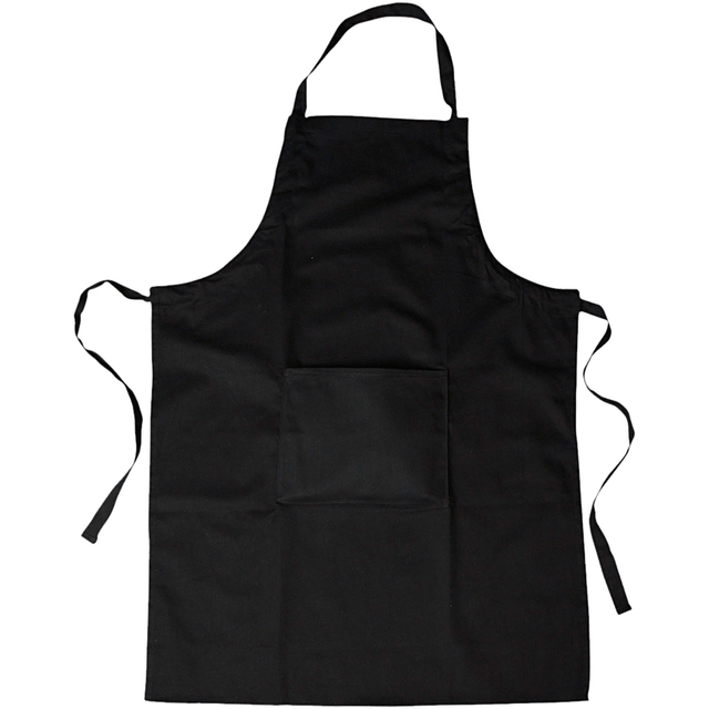 Tablier peinture Creativ Company longueur 89cm largeur 66cm coton noir