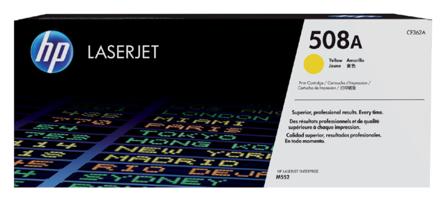 Cartouche toner HP CF362A 508A jaune