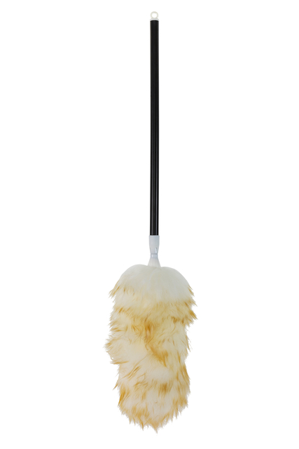 Plumeau Cleaninq laine d'agneau manche télescopique 80-110cm