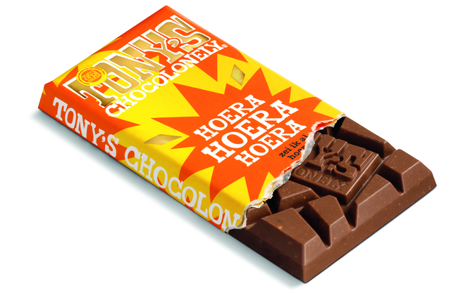 Chocolat Tony's Chocolonely Gifting bar 'Tis feest' 180g