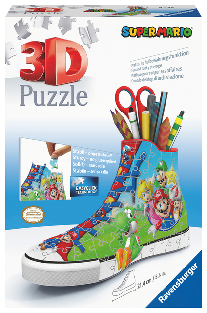 Puzzle 3D Ravensburger Sneaker Mario 108 pièces