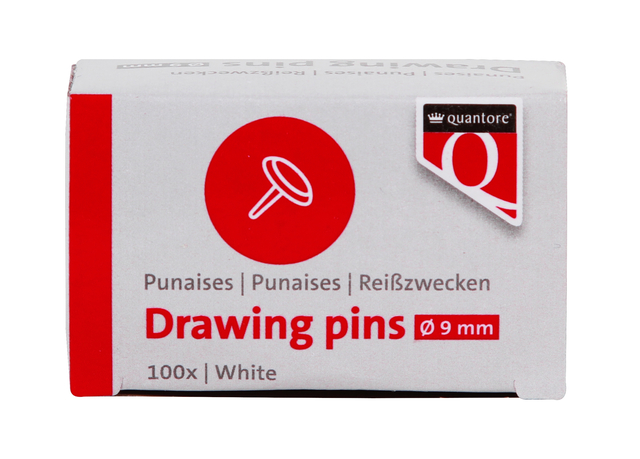 Punaises Quantore 100 stuks zilver