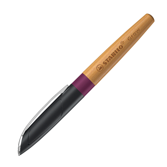 Stylo plume STABILO Grow prune rouge/cerise