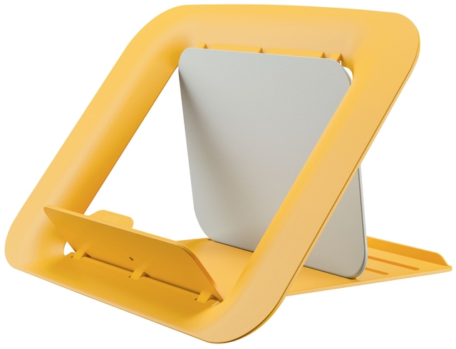 Support ordinateur portable Leitz Ergo Cosy réglable recycle jaune