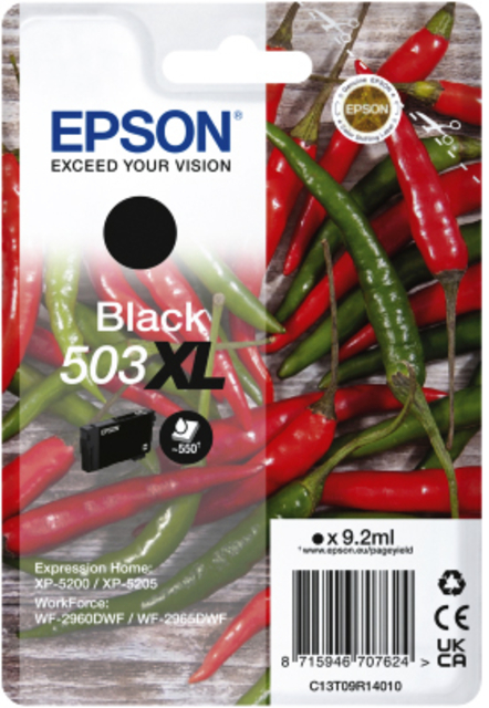 Cartouche d'encre Epson 503XL T09R14 noir