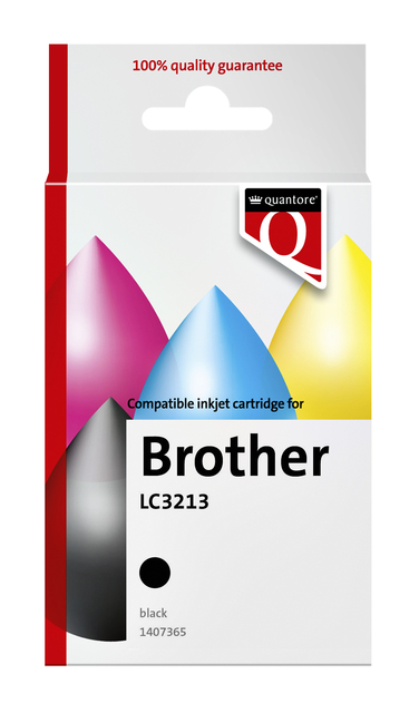 Cartouche d''encre Quantore alternative pour Brother LC3213 noir