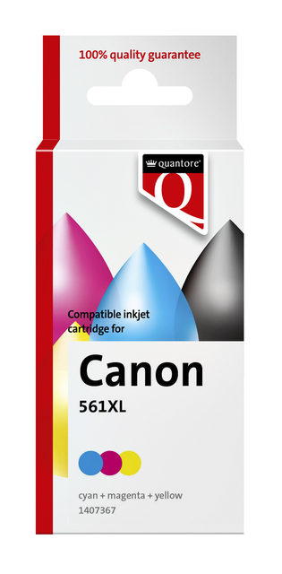 Inktcartridge Quantore alternatief tbv Canon CL561XL kleur