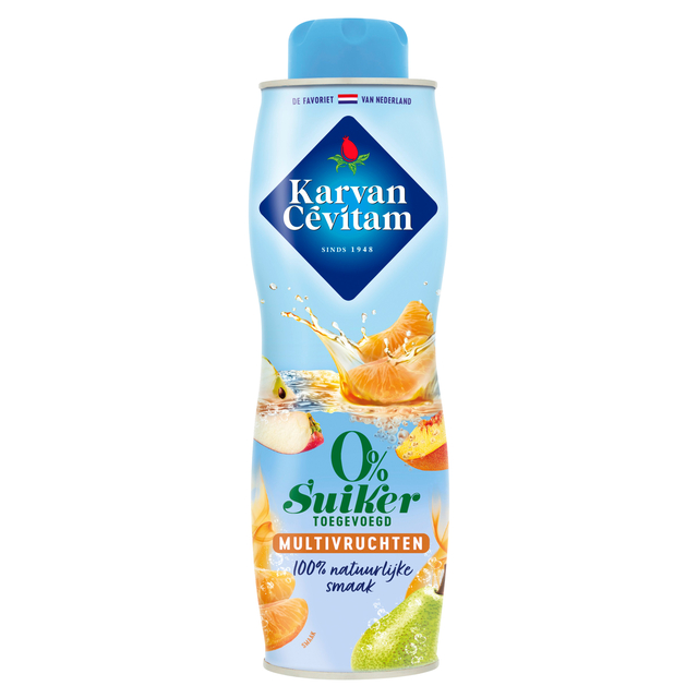 Siroop Karvan Cevitam multivruchten 0% suiker 600ml