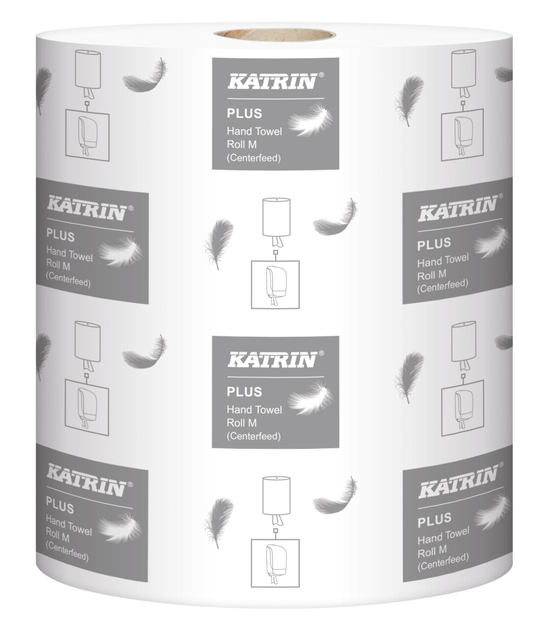 Papier d'essuyage Katrin Plus M 64403 1 épaisseur 870 feuilles blanc