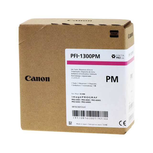 Cartouche d''encre Canon PFI-1300 photo rouge