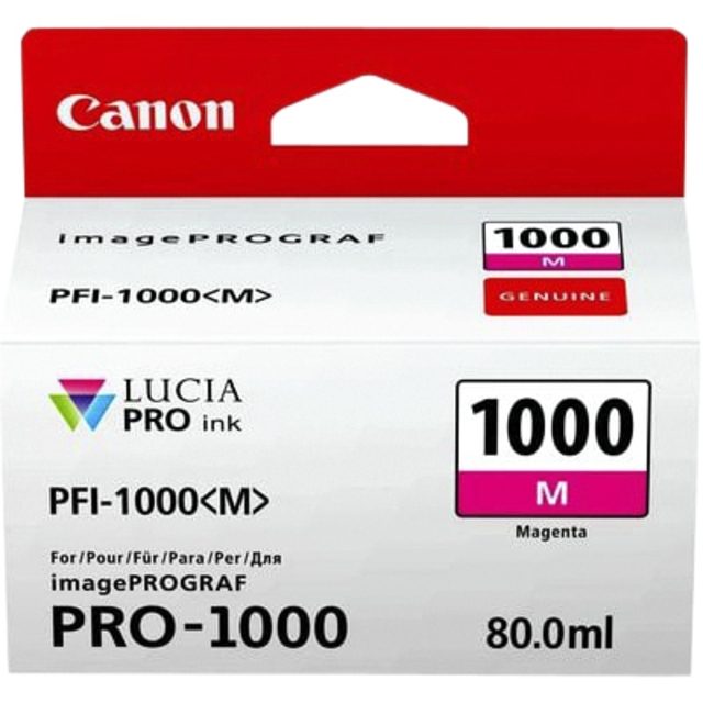 Cartouche d'encre Canon PFI-1000 rouge