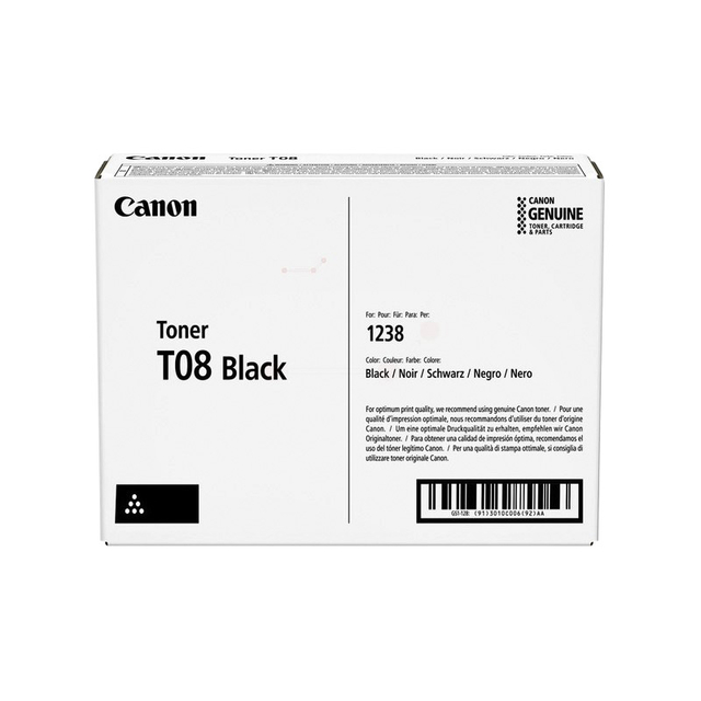 Tonercartridge Canon T08 zwart