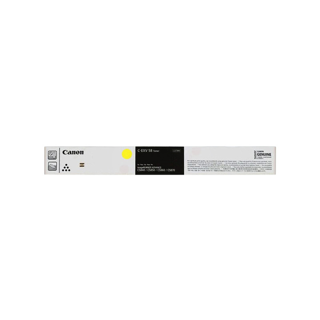 Cartouche toner Canon C-EXV 58 jaune