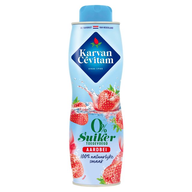 Sirop Karvan Cevitam Fraise sucre 0% 600ml