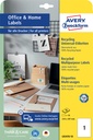 Etiquette Avery LR3478-10 210x297mm recyclé blanc 10 pièces