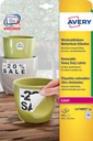 Etiket Avery L4778REV 45.7x21.2mm wit 960 etiketten