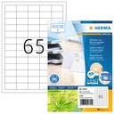Etiket HERMA recycling 10725 38.1x21.2mm wit 5200 stuks