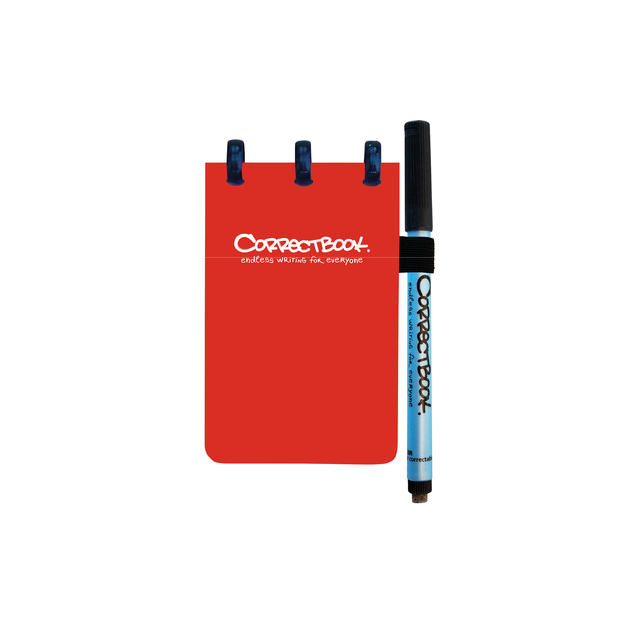 Carnet de notes Correctbook A7 uni 40 pages Horizon Red