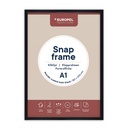 Cadre clipsable Europel A1 25mm noir mat