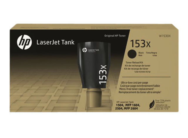 Toner rechargeable HP 153X W1530X noir