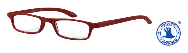 Lunettes de lecture I Need You +1.50 dpt Zipper rouge