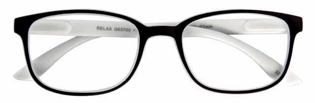 Lunettes de lecture I Need You +1.50 dpt Relax noir-blanc