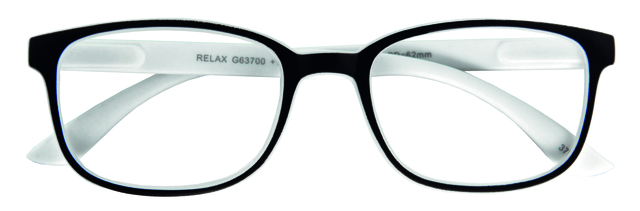 Lunettes de lecture I Need You +1.00 dpt Relax noir-blanc