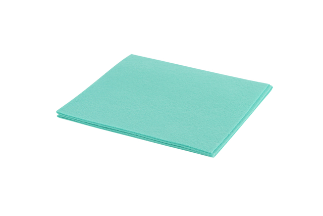 Lavette Cleaninq viscose 38x40cm vert 10 pièces