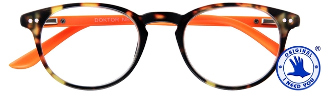 Lunettes de lecture I Need You +2.00 dpt Doctor New brun-orange