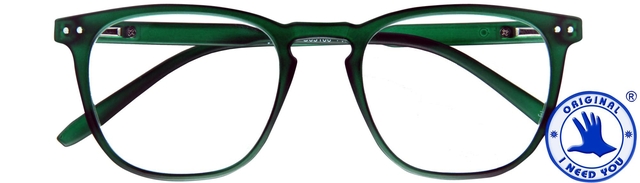 Lunettes de lecture I Need You +2.50 dpt Tailor vert foncé