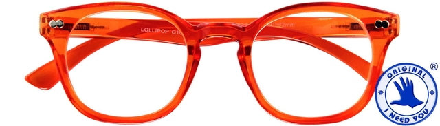 Lunettes de lecture I Need You +2.50 dpt Lollipop orange