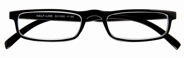 Lunettes de lecture I Need You +1.50 dpt Half-line noir