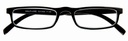 Leesbril I Need You +2.00 dpt Half-line zwart