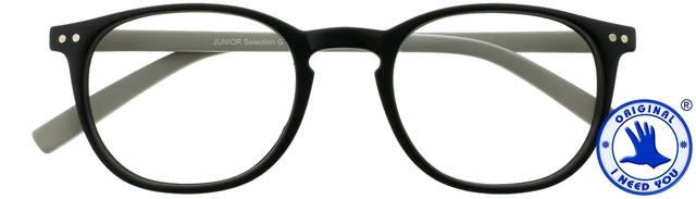 Lunettes de lecture I Need You +2.50 dpt Junior Selection noir-gris