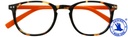 Leesbril I Need You +1.50 dpt Junior Selection bruin-oranje