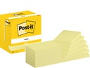 Bloc-mémos Post-it 655 76x127mm jaune 12 pièces