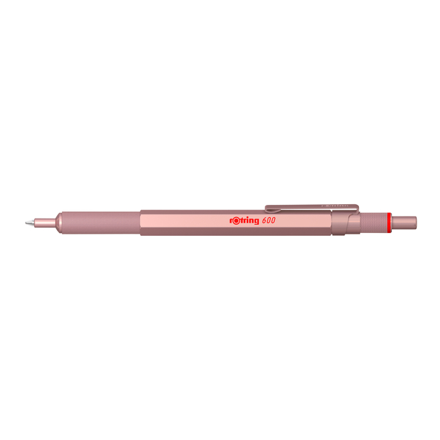 Stylo bille rOtring 600 or rosé Medium