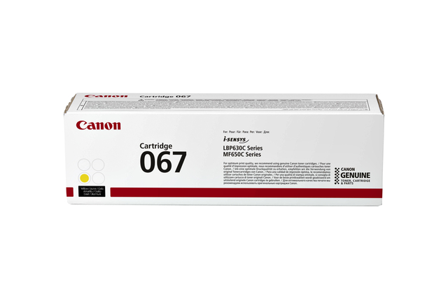 Cartouche toner Canon 067 jaune