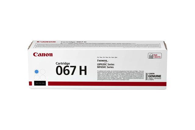 Cartouche toner Canon 067H bleu