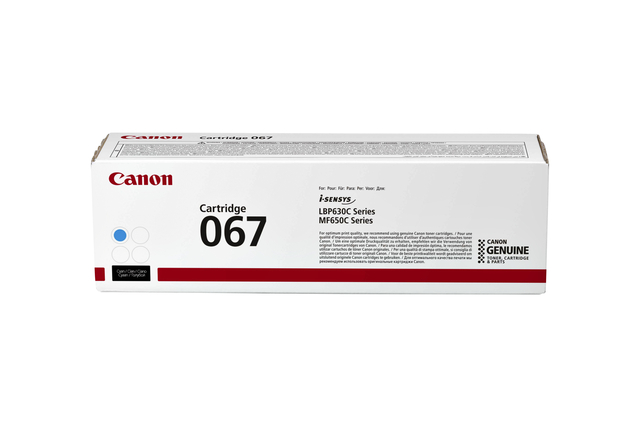 Cartouche toner Canon 067 bleu