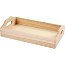 Plateau Creotime bois 30x17x5cm