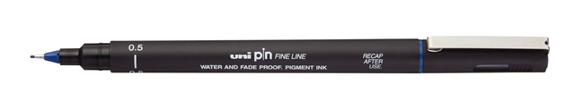 Fineliner Uni-ball Pin 0,5mm bleu